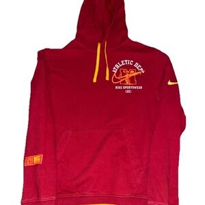 Nike Sportswear Class Of 72 Hoodie Mens Small Red Sweatshirt Pullover Swoosh